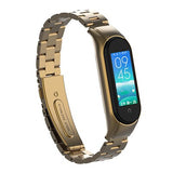 Bracelet en metal pour Xiaomi Mi Band 5 4 en acier inoxydable