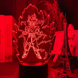 Lampe Goku Dragon Ball Illusion 3d pour chambre d'enfant veilleuse Led