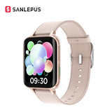 SANLEPUS montre intelligente connectée hommes femmes Smartwatch lecteur MP3 pour OPPO Android iOS Xiaomi Huawei