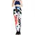 Style Punk peinture Push Up Leggings éclaboussures