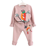 Haute Qualité Fille Vêtements Ensembles Enfants Vêtements 2019 Automne Hiver Vêtements de Sport Costumes Pour Enfants Vêtements Survêtement