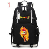 Sac d'école Dragon Ball Z sac à dos Super Saiyan Goku sacoche pour ordinateur portable de voyage