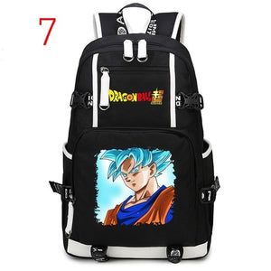 Sac d'école Dragon Ball Z sac à dos Super Saiyan Goku sacoche pour ordinateur portable de voyage