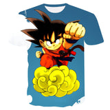 T-shirt 3D Super Saiyan Dragon Ball Z Goku