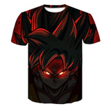 T-shirt 3D Super Saiyan Dragon Ball Z Goku