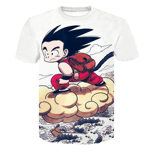 T-shirt 3D Super Saiyan Dragon Ball Z Goku