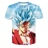 T-shirt 3D Super Saiyan Dragon Ball Z Goku