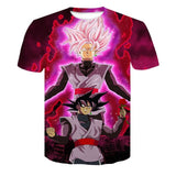 T-shirt 3D Super Saiyan Dragon Ball Z Goku