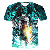 T-shirt 3D Super Saiyan Dragon Ball Z Goku