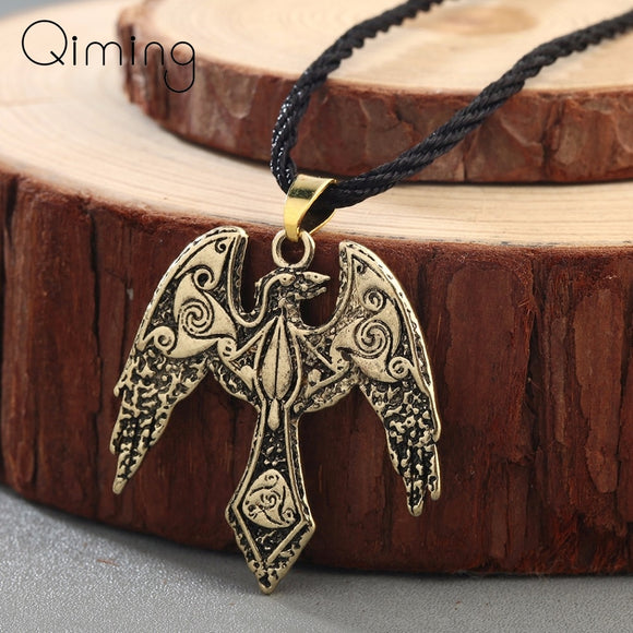 Collier hommes + pendentif forme Aigle