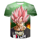 T-shirt 3D Dragon Ball Z Goku Super Saiyan