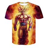 T-shirt 3D Dragon Ball Z Goku Super Saiyan