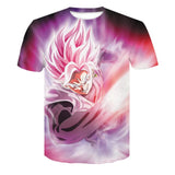 T-shirt 3D Dragon Ball Z Goku Super Saiyan