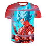 T-shirt 3D Dragon Ball Z Goku Super Saiyan