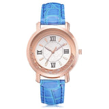 2019 Nouvelles dames regarder Strass Bracelet En Cuir Montre-Bracelet Femmes Mode Montres Dames Alliage Analogique Quartz