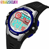 Enfants Quartz Sport Montre Alarm Date Chronographe Montres LED Back Light Étanche