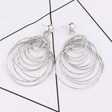 Boucles d'oreilles en cercle