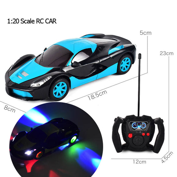 SAISONIA Voiture electrique RC avec lumiere LED