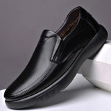 SAISONIA Chaussures hommes en cuir veritable