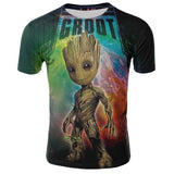 Groot T-shirt homme gardiens de la galaxie 2 unisexe