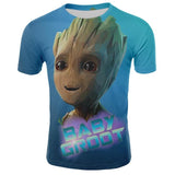 Groot T-shirt homme gardiens de la galaxie 2 unisexe