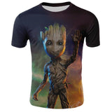 Groot T-shirt homme gardiens de la galaxie 2 unisexe