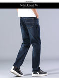 SAISONIA jeans hommes Stretch ample Denim grande taille