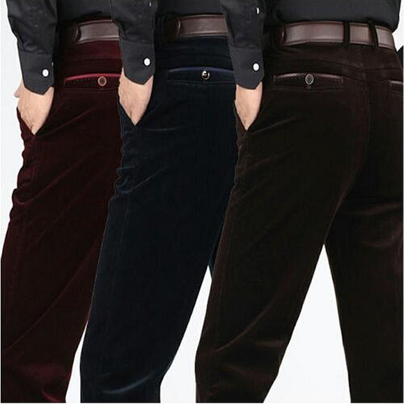 Pantalons hommes en velours côtelé 31-40