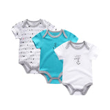 3 PCS / Lot Body Nouveau-Né Filles Garçon Vêtements 0-12 M Bébé Fille Vêtements 100% Coton