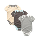 3 PCS / Lot Body Nouveau-Né Filles Garçon Vêtements 0-12 M Bébé Fille Vêtements 100% Coton