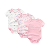 3 PCS / Lot Body Nouveau-Né Filles Garçon Vêtements 0-12 M Bébé Fille Vêtements 100% Coton