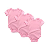 3 PCS / Lot Body Nouveau-Né Filles Garçon Vêtements 0-12 M Bébé Fille Vêtements 100% Coton