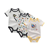 3 PCS / Lot Body Nouveau-Né Filles Garçon Vêtements 0-12 M Bébé Fille Vêtements 100% Coton