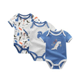 3 PCS / Lot Body Nouveau-Né Filles Garçon Vêtements 0-12 M Bébé Fille Vêtements 100% Coton