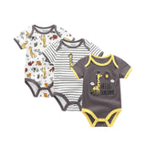 3 PCS / Lot Body Nouveau-Né Filles Garçon Vêtements 0-12 M Bébé Fille Vêtements 100% Coton