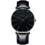 Montres Hommes ultra mince en acier Inoxydable