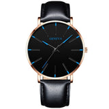 Montres Hommes ultra mince en acier Inoxydable