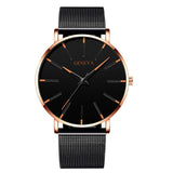 Montres Hommes ultra mince en acier Inoxydable