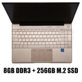 Ordinateur portable écran Intel Celeron J4115 14,1 pouces IPS tout en métal Shell Office Notebook 8 Go de RAM 256 Go / 512 Go SSD