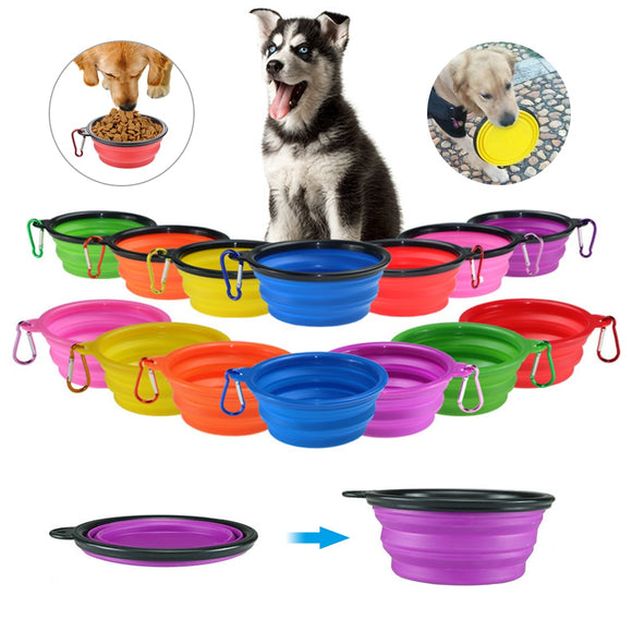 Bol de voyage en Silicone portable pour chien