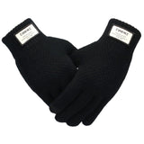 Gants tricotés d'hiver pour hommes de haute qualité Taille unique