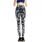 Style Punk peinture Push Up Leggings éclaboussures