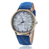 Nouvelle Marque De Mode Carte Du Monde Montre Femmes Casual Bracelet En Cuir Dames Poignet Montre À Quartz