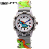 Enfants de bande dessinée Mode Enfants Montres Garçons Mignon Silicone Bracelet Montres