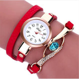 Nouveau Mode Femmes Montres Eye Gemstone De Luxe Montres Femmes Or Bracelet Montre Femme Montres À Quartz