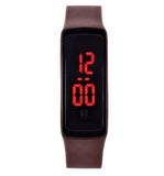 Montre en Silicone femmes hommes écran LED sport montres numériques