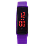 Montre en Silicone femmes hommes écran LED sport montres numériques