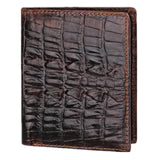 Motif Crocodile  En Cuir Véritable Hommes Long Portefeuille