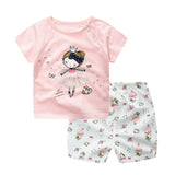 Vêtements de bébé garçon rayé été nouveau-né bébé garçon vêtements ensemble 2pcs coton bébé vêtements costume chemise + pantalon vêtements ensemble