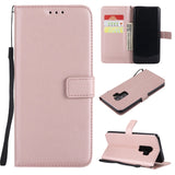 Housse en cuir pour Samsung Galaxy S9 S8 Plus & Note 9 8